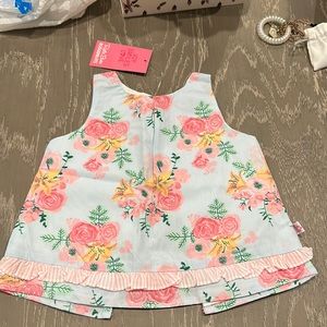 RuffleButts Tea Party Swing Top - NEW